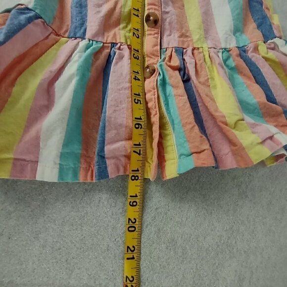 Calvin Klein Toddler Girls 100% Cotton Striped Woven Dress Size 4T (NWOT) - Picture 7 of 10